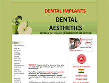 Tablet Screenshot of dentalimplantsjalandhar.com
